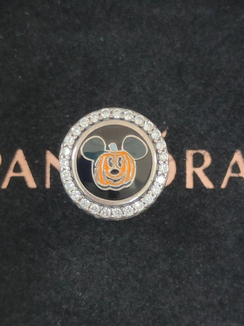 Pandora Pumpkin Mickey Boo!Halloween limited Charm Bead S925 Silver with box